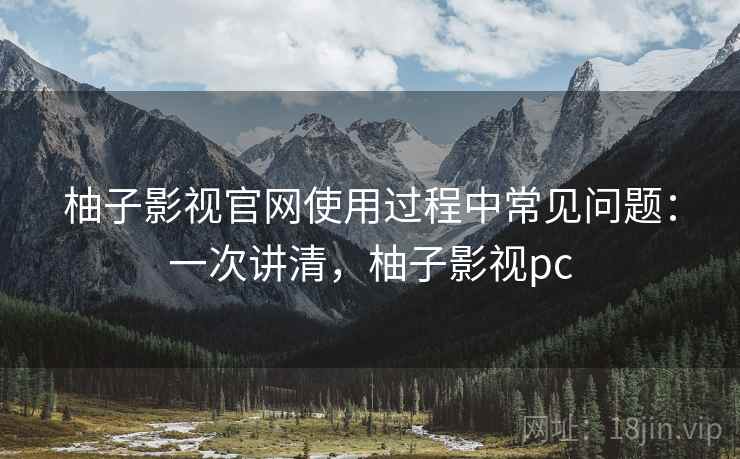 柚子影视官网使用过程中常见问题：一次讲清，柚子影视pc