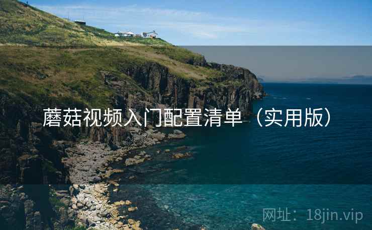 蘑菇视频入门配置清单(实用版) 蘑菇视频入门配置清单(实用版)